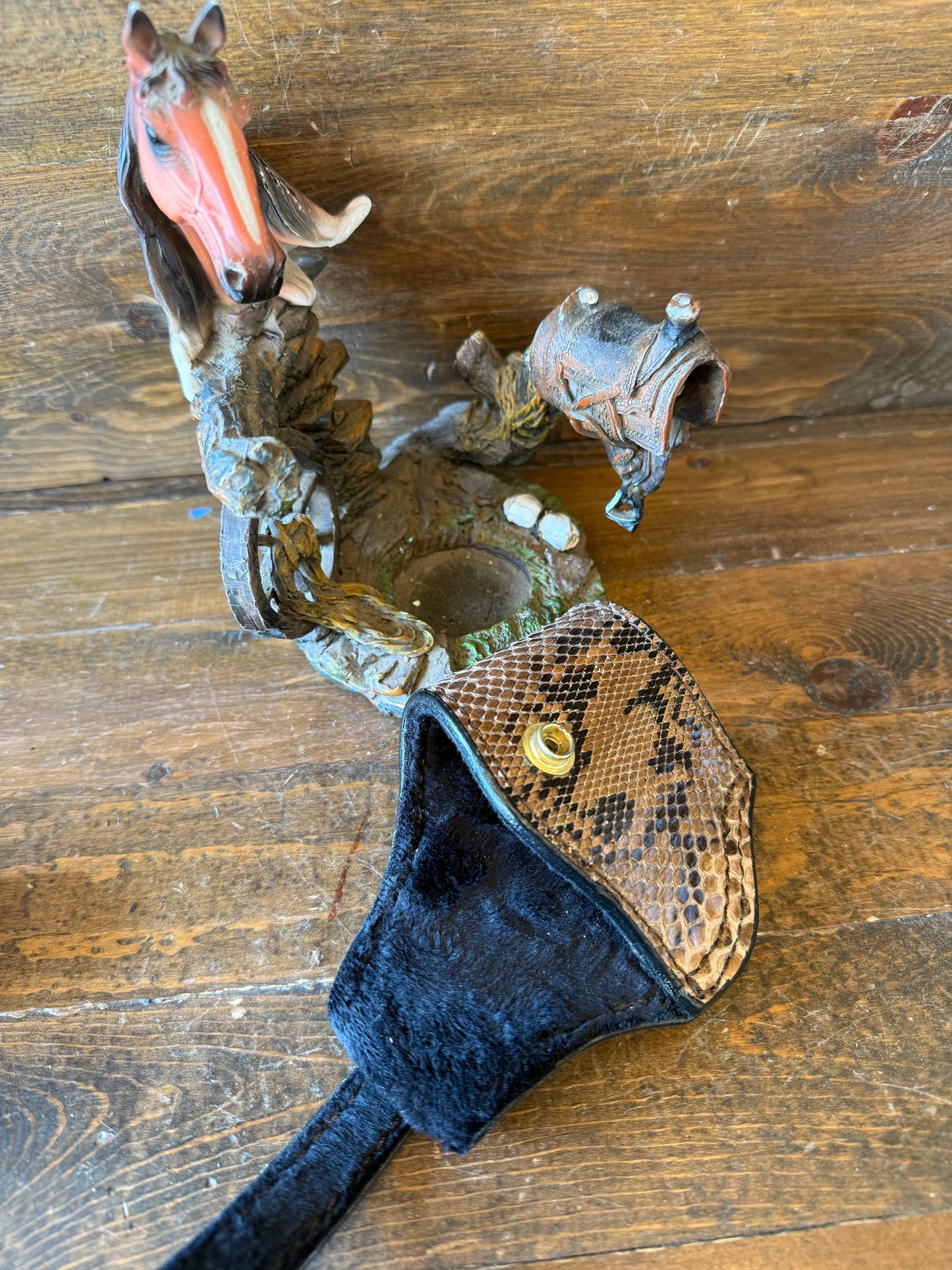 Brown snake skin compact holster (1911)