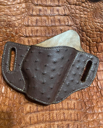 Brown ostrich holster ( M&P Shields)