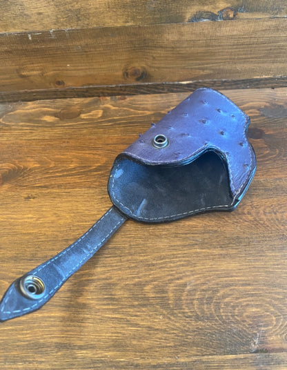Blue ostrich holster ( 1911 )
