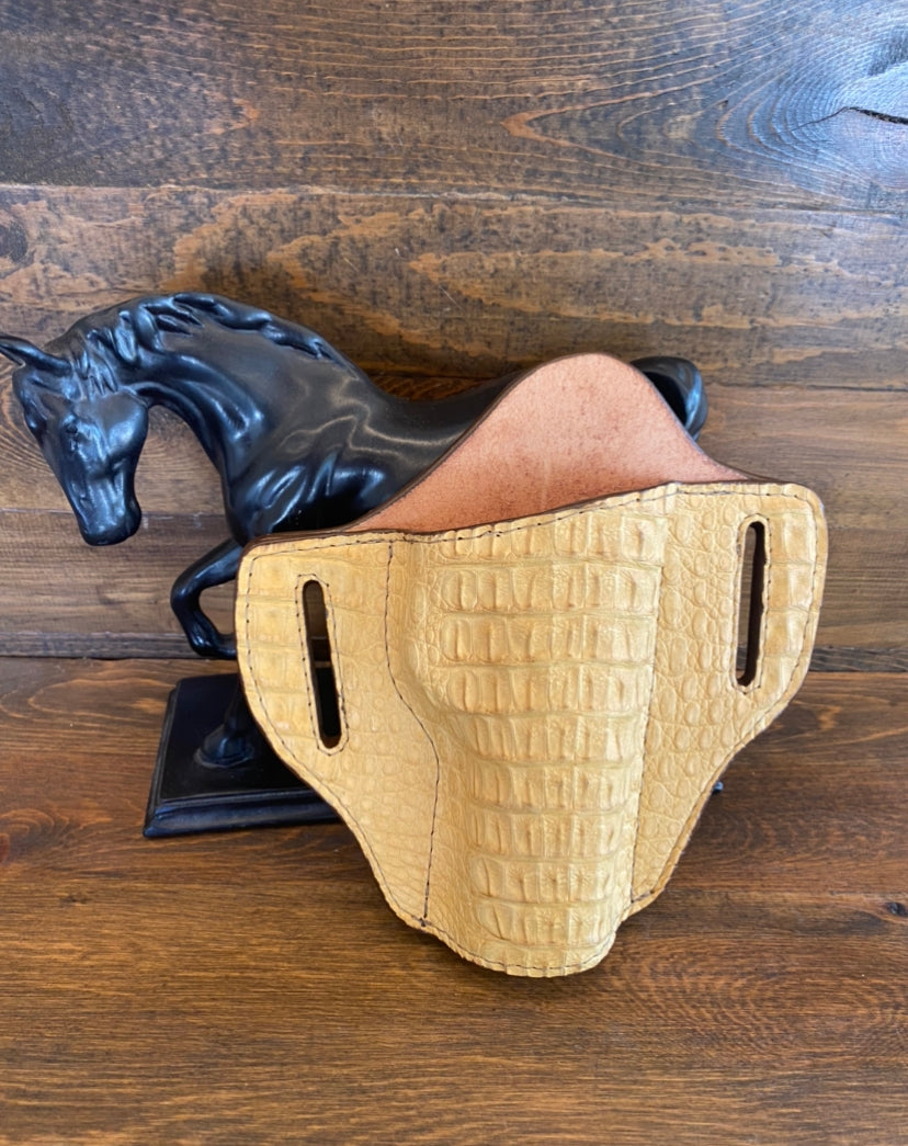 Clearance - Crocodile/caiman full holster for 1911