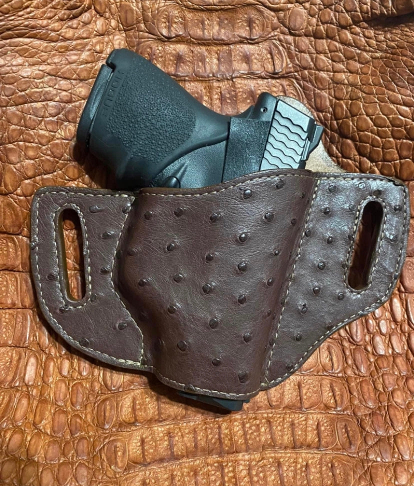 Brown ostrich holster ( M&P Shields)