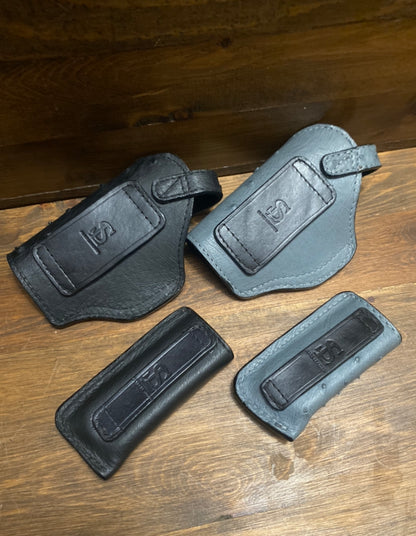 Ostrich gun and magazine holster set ( Gray or Black ) 1911