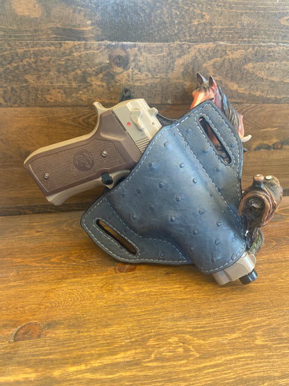 Dark gray ostrich holster ( Beretta )