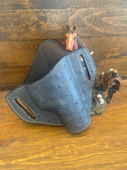 Dark gray ostrich holster ( Beretta )