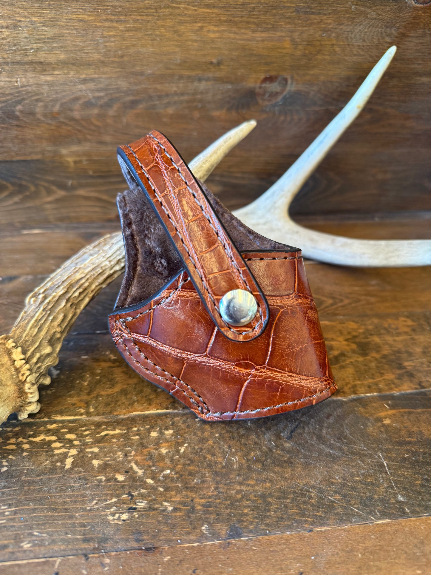 Conac/chrome alligator compact holster (1911)