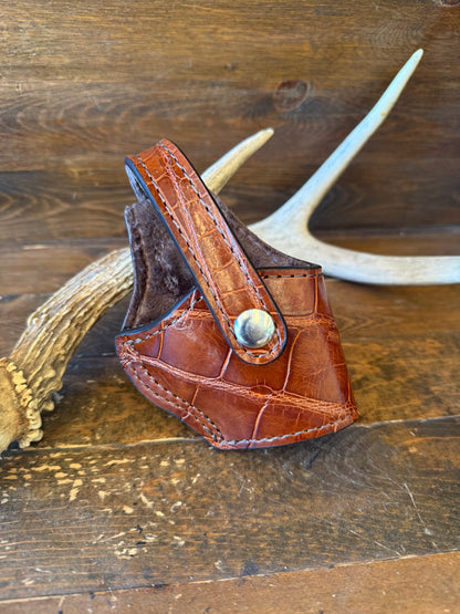 Conac/chrome alligator compact holster (1911)