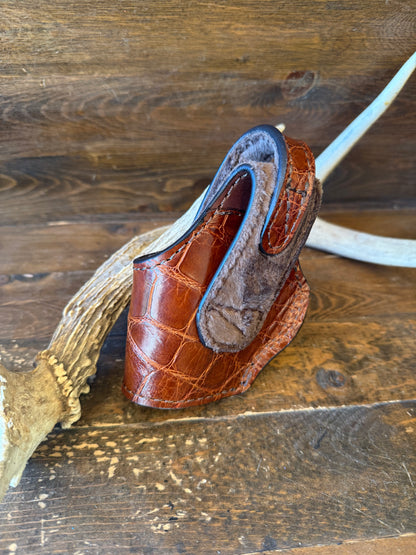 Conac/chrome alligator compact holster (1911)